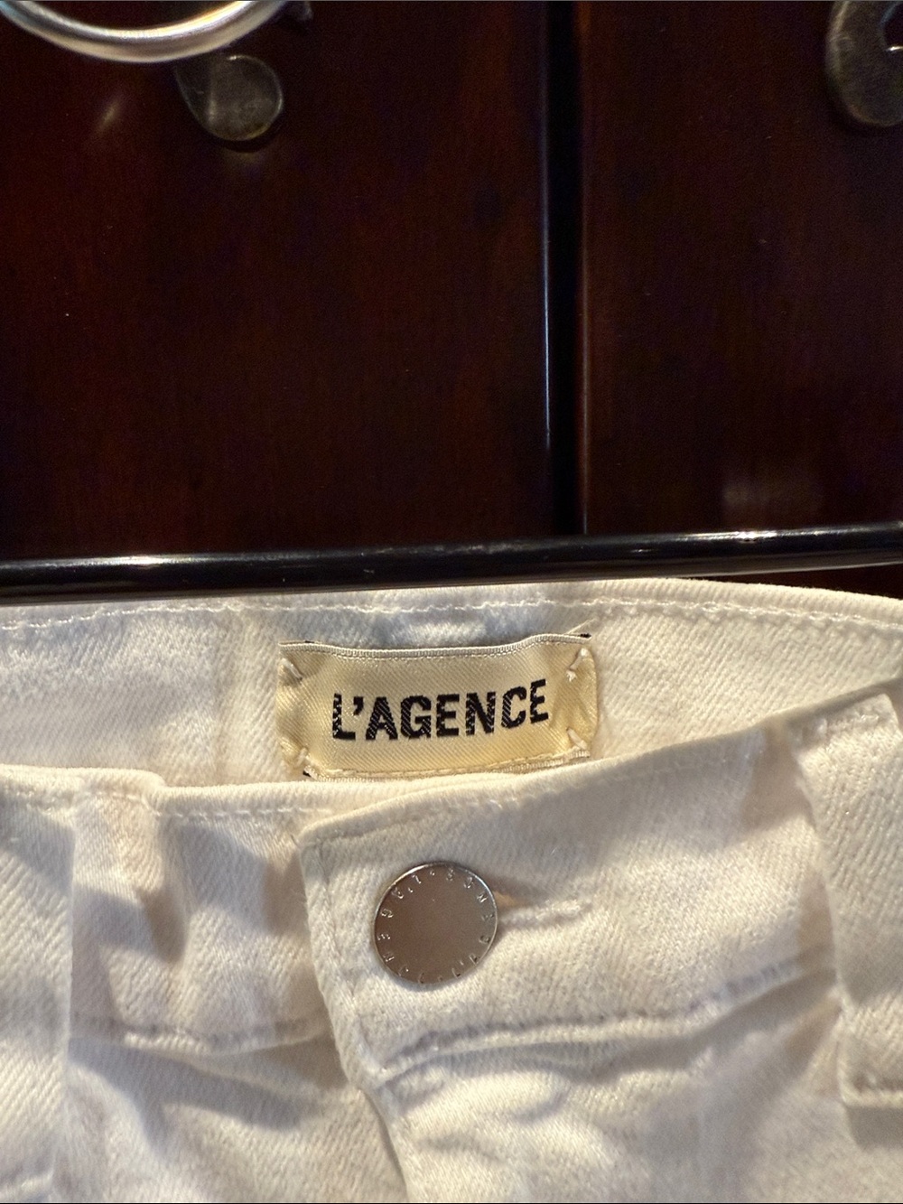 L’agence white cropped jeans size 24 - Picture 3 of 4